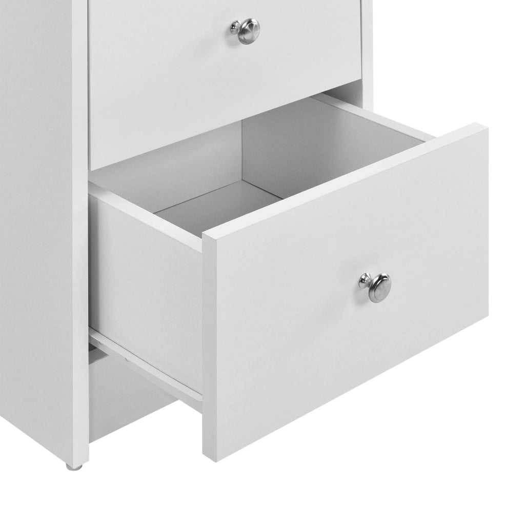 Scrivania/postazione di lavoro in legno rivestito in melaminico bianco 120 x 49 x 72 cm 03_0001179
