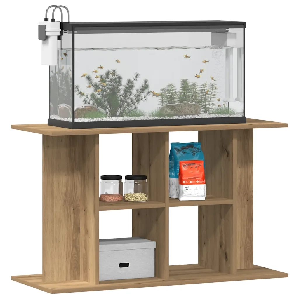 Supporto Acquario 100x40x60 cm Multistrato Rovere Artigianale