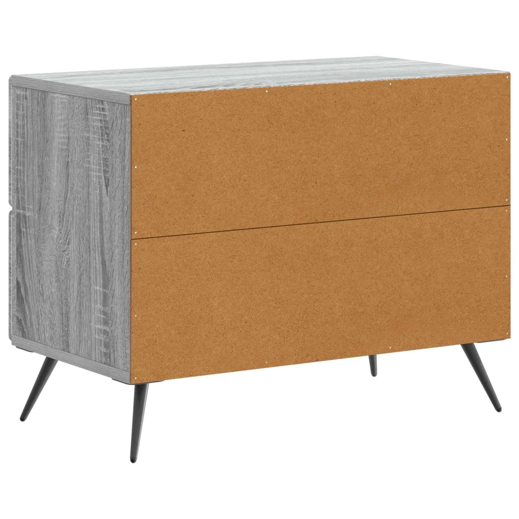 Armadio da Notte Grigio Sonoma 62 x 34,5 x 47,5 cm 895471