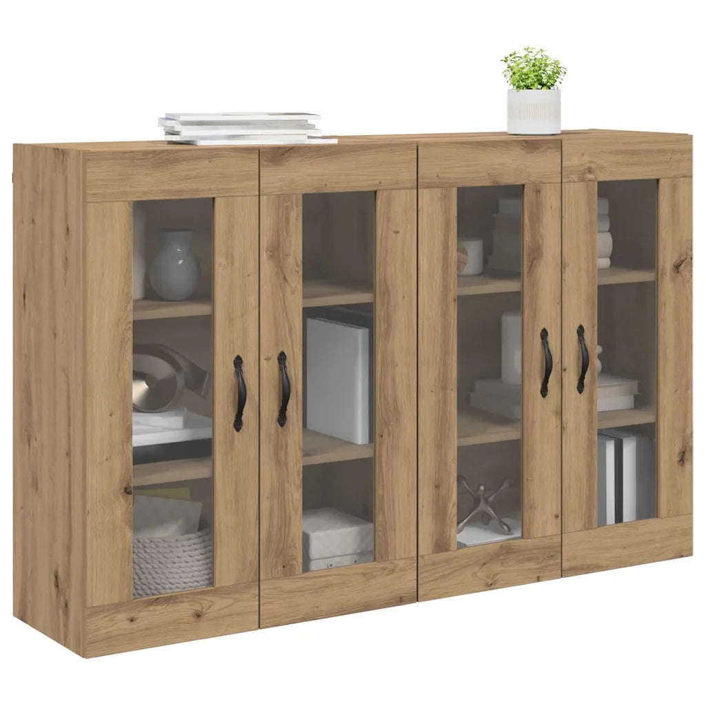 Armadi da Parete 2 pcs Rovere artigianale 69,5 x 34 x 90 cm 3402687
