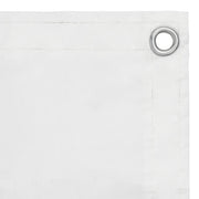 Schermo da balcone | Paravento Balcone Bianco 90x400 cm in Tessuto Oxford