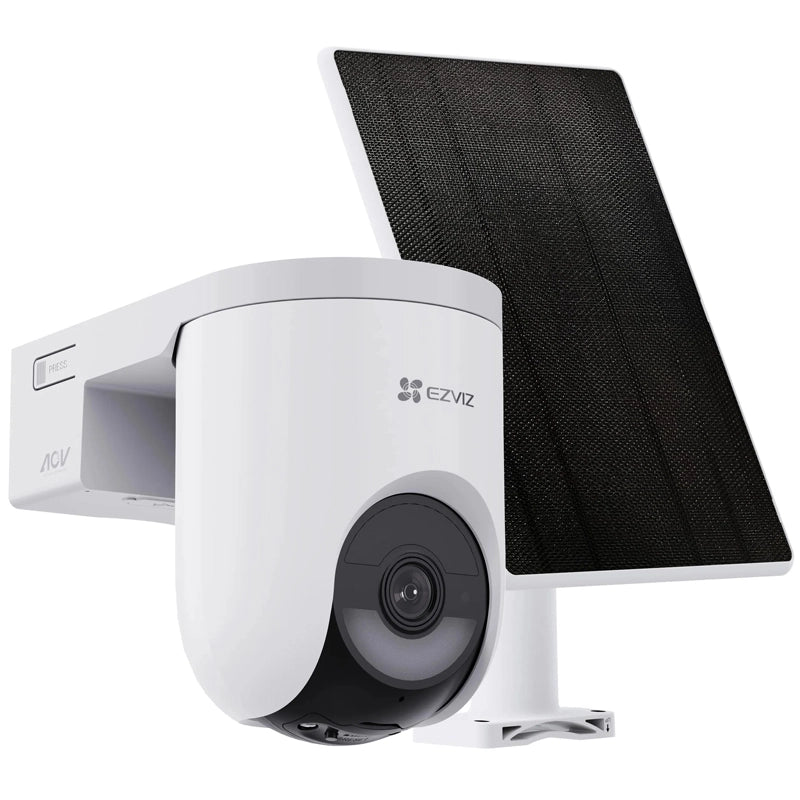 EZVIZ HB8 LITE 4G + SOLAR PANEL - TELECAMERA MOTORIZZATA DA ESTERNO A BATTERIA - 2K+ - COLOR NIGHT VISION - HUMAN DETECTION - AUDIO BIDIREZIONALE - VOCAL CONTROL