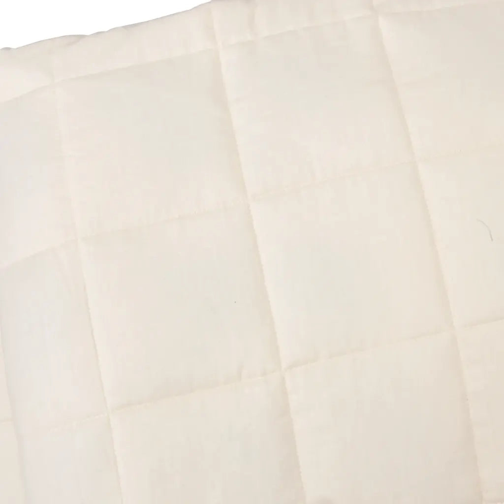 Coperta Ponderata Crema Chiaro 155x220 cm 11 kg Tessuto cod mxl 76961