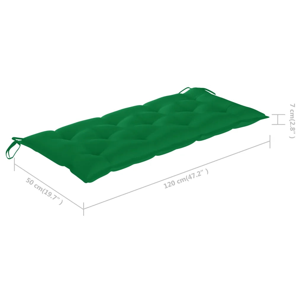 Panca da Giardino Pieghevole con Cuscino 118 cm in BambÃ¹ cod mxl 67002