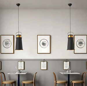 Lampada Da Soffitto Asti A Nero/oro