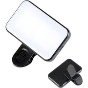 Trade Shop - Luce Ricaricabile Video Led Portatile Pannello Luminoso Con Clip Usb Riprese Telefono -
