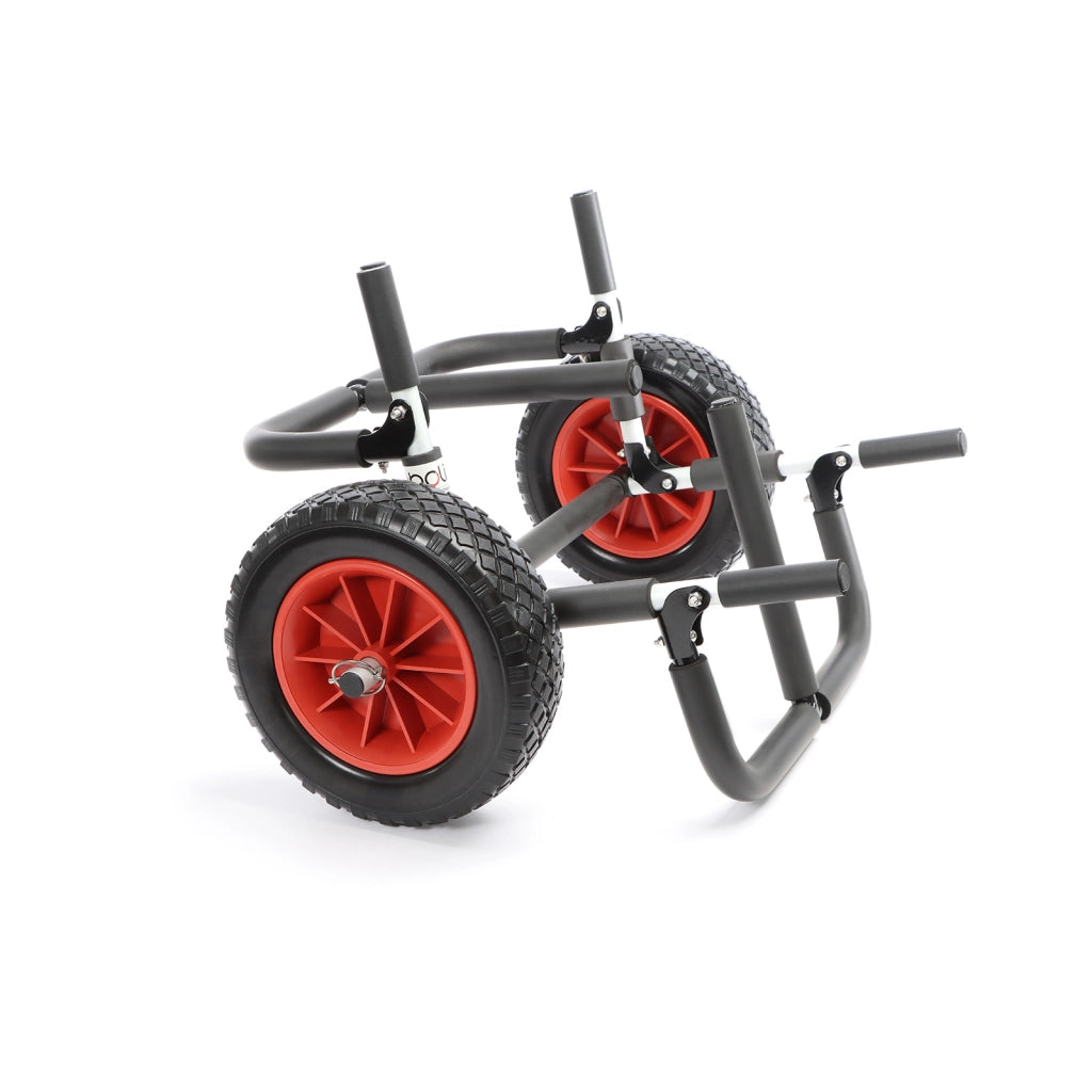 Toboli Carrello di trasporto per 2 tavole da surf SUP Richiudibile Max 45 kg Pneumatici in PU