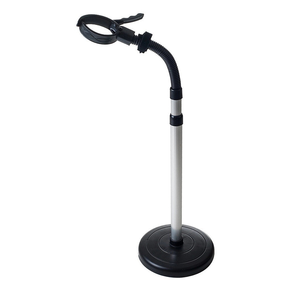 Trade Shop - Porta Phon Asciugacapelli Da Terra 100 Cm Con Solida Base Per Parrucchiere -
