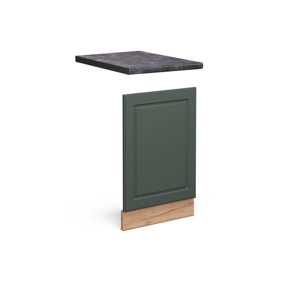Pannello frontale Fame-Line Verde-oro rustico/Rovere dorato 45 cm, PL Antracite Vicco