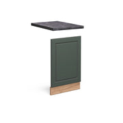 Pannello frontale Fame-Line Verde-oro rustico/Rovere dorato 45 cm, PL Antracite Vicco
