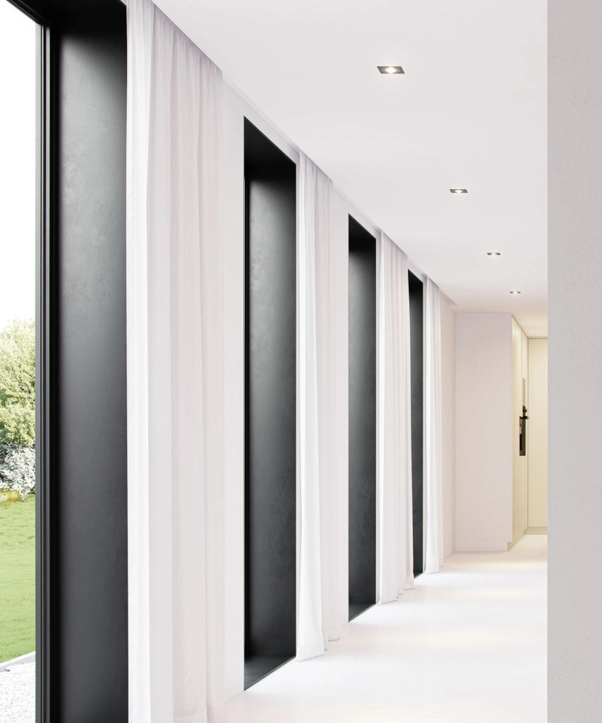 Zio Faretto LED da Incasso Orientabile 50mm GU10 Bianco Opaco IP20, Design Direzionabile per Illuminazione d'Interni di Alta Qualità