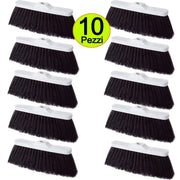Scope industriali professionali per la pulizia di garage, giardino, edilizia multipack pezzi 10