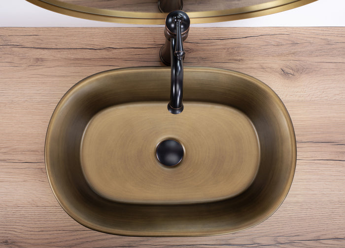 Lavabo Da Appoggio Rea Wilma Rustic