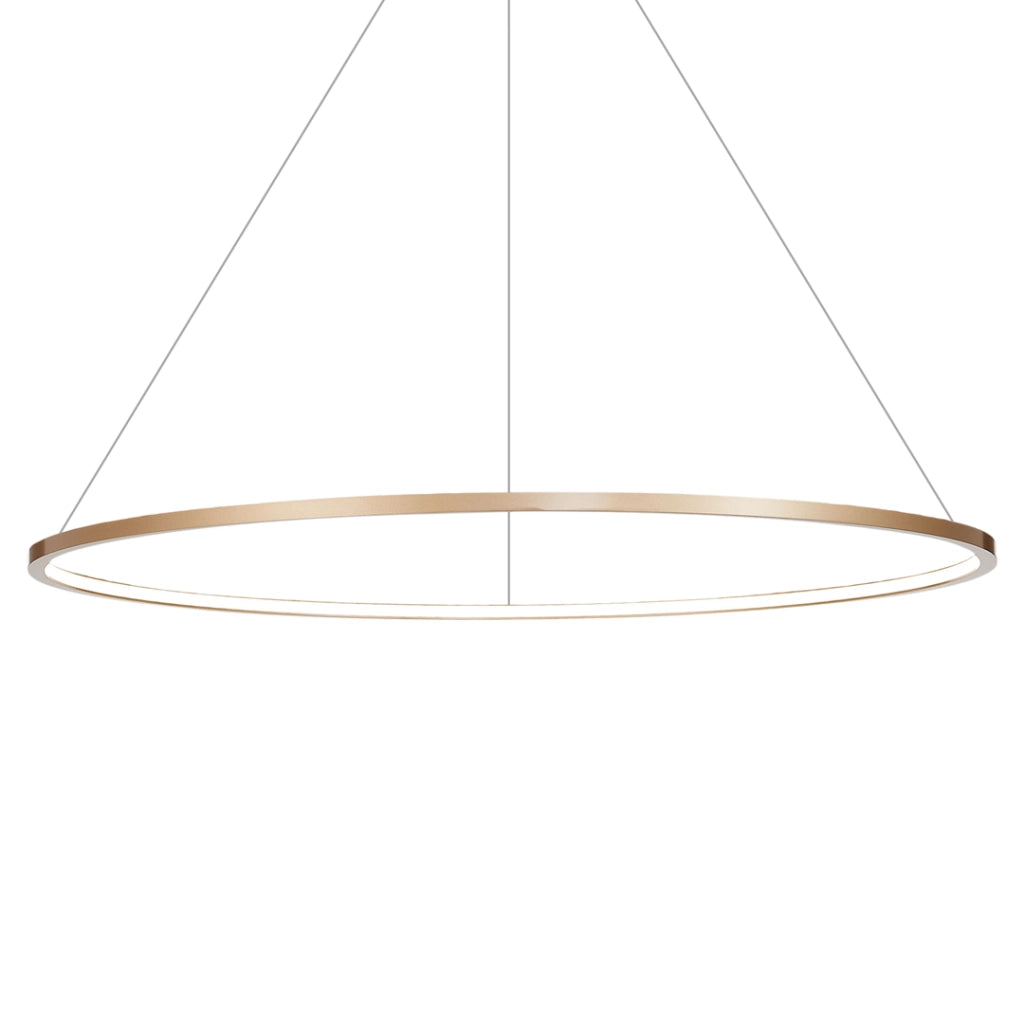 Lampadario anello LED Milagro Saturno oro Ø120 65W