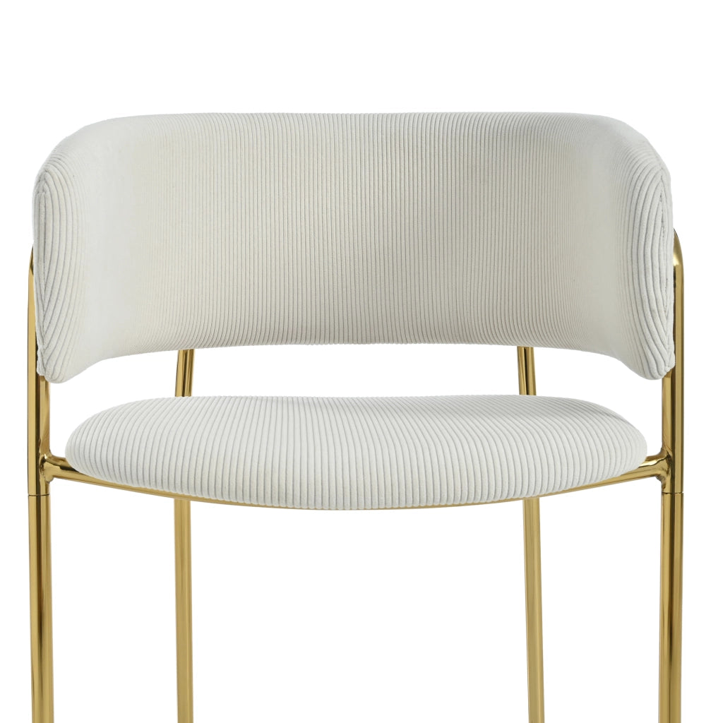 SEDIA da pranzo design minimalista 69.85 x 58.42 x 38.74 cm beige