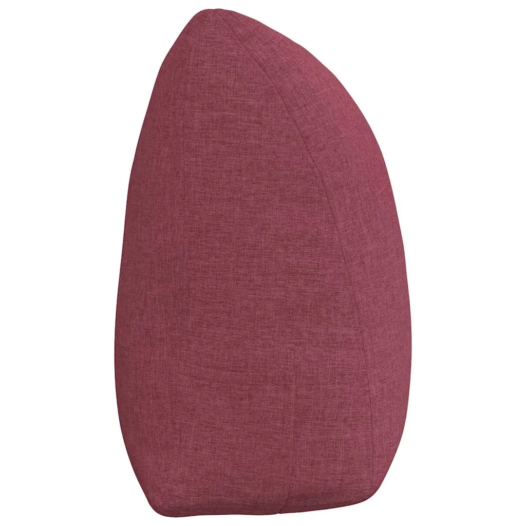 Cuscino per Schiena | Cuscino dorsale Rosso Vino 160 x 24 x 50 cm Tessuto