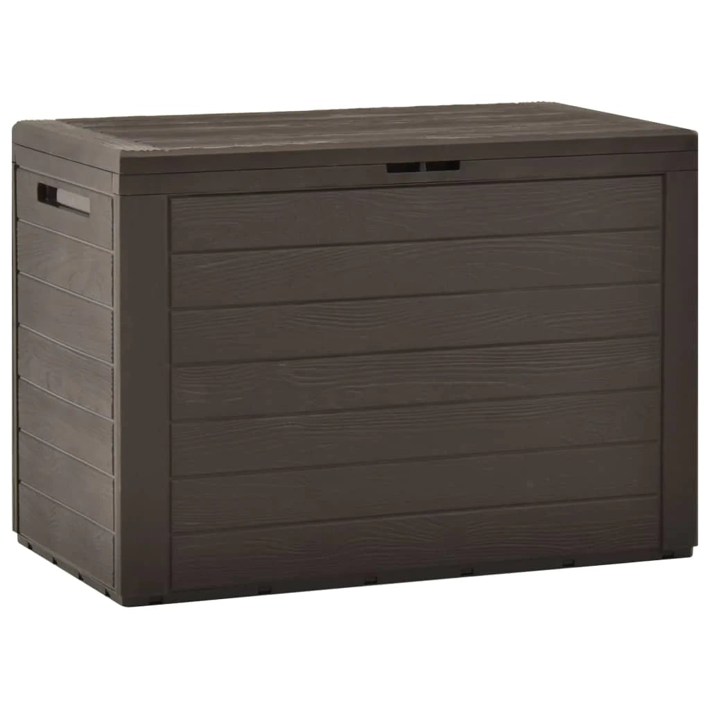 Contenitore/box da giardino 78 x 44 x 55 cm marrone 02_0013100