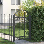 vidaXL Cancello per recinzione Grigio 100 x 150 cm