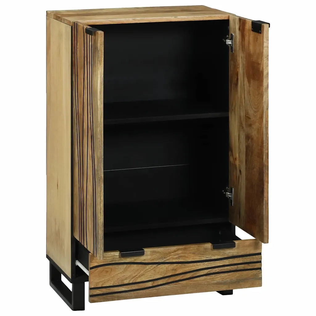 Highboard Marrone 60 x 33 x 100 cm legno massello di mango 4017966