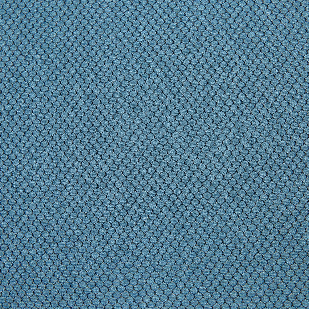 Sedia da Ufficio Scrivania Girevole in Tessuto Blu e Nero Tessuto Computer Regolabile Sedile Schienale Reclinabile