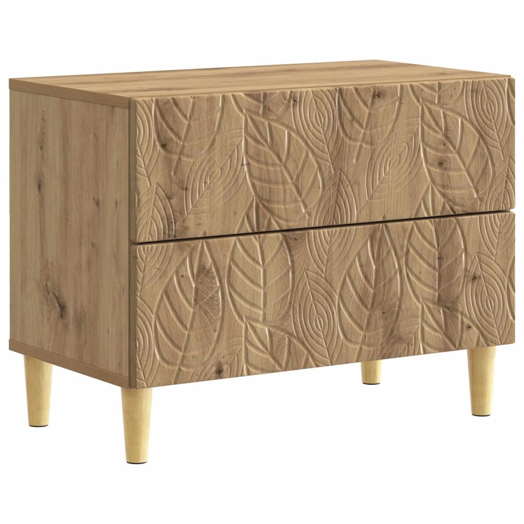 Comodino Rovere Artigianale 62 x 34,5 x 48 cm