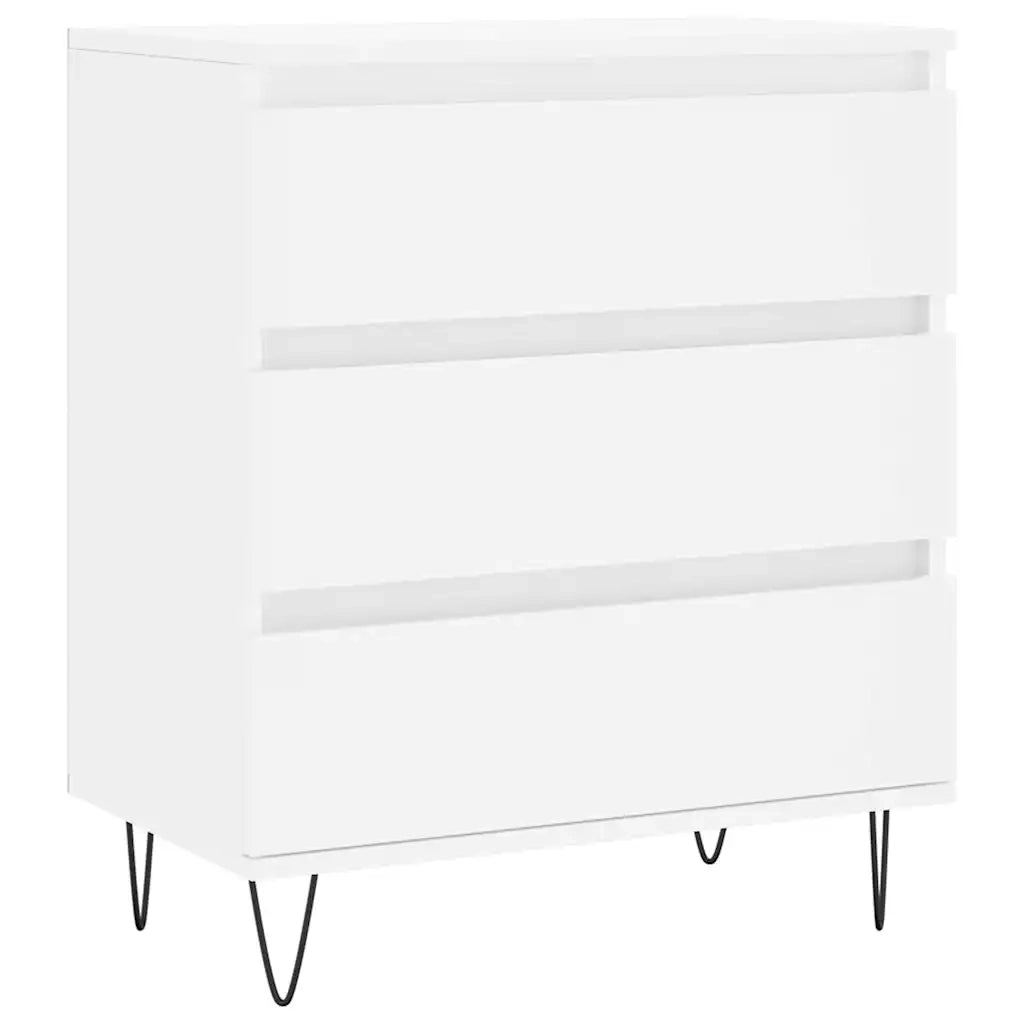 Credenza-Buffet-Armadio da cucina Bianca 60x35x70 cm in Legno Multistrato 915591