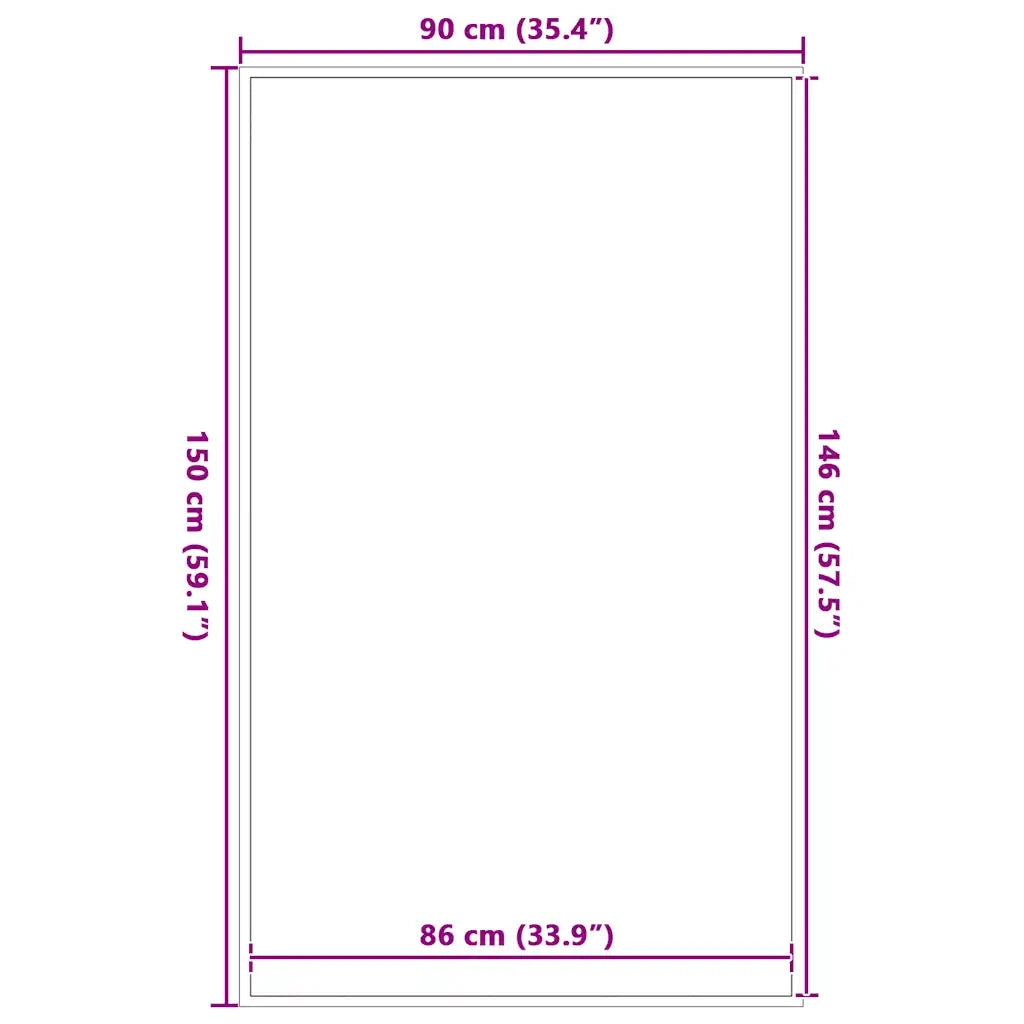 Zerbino Marrone 90x150 cm 4105629
