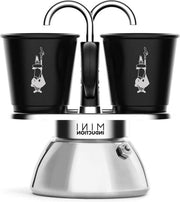 Macchina per caffè a induzione - 2 tazze (100 ml) - Adatta a tutti i fonti di calore - Nero