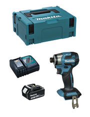 Avvitatore ad Impulsi MAKITA DTD173RFJ1 (1 x 3,0 Ah + DC18RC + MAKPAC 2)