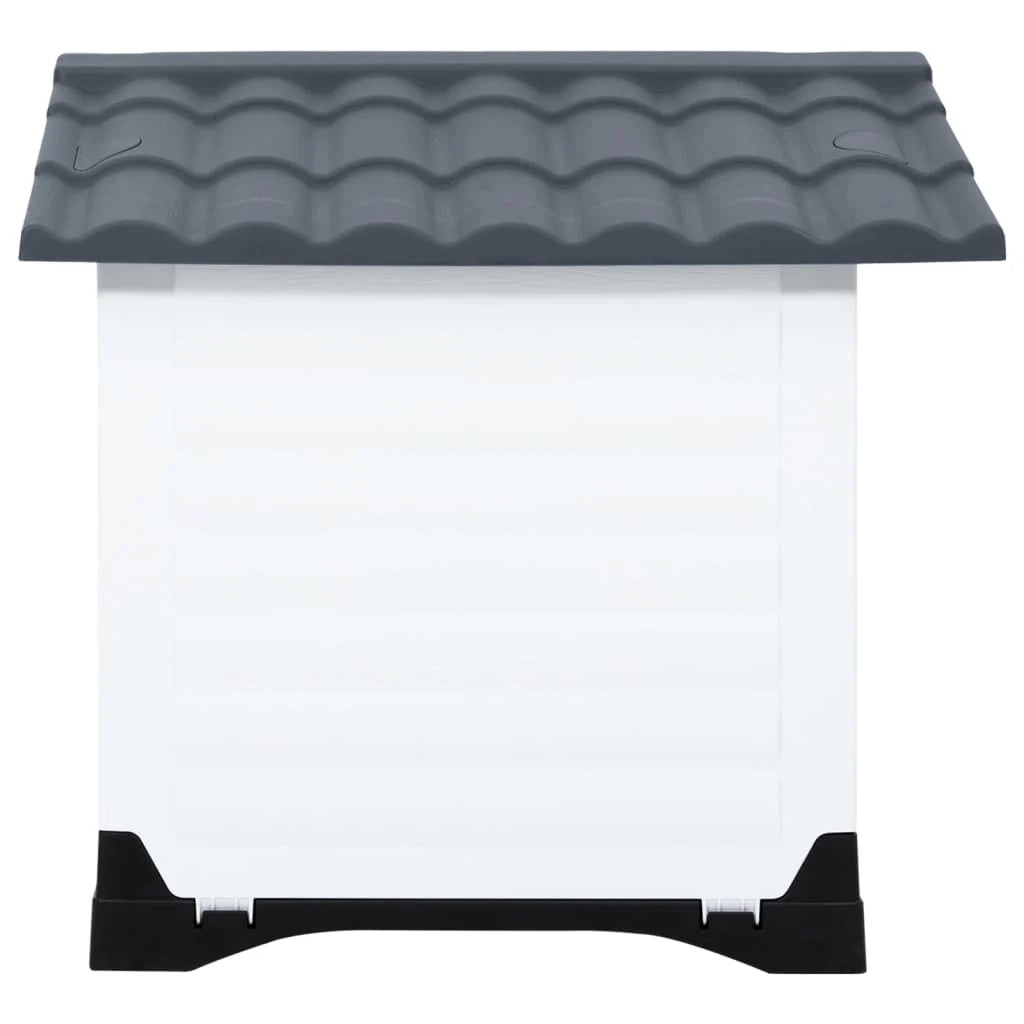 Cuccia per cani 90,5 x 68 x 66 cm Polipropilene grigio 02_0043461
