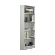 Biblioteca Giordana, Libreria 4 Ripiani Made in Italy, 57x25x186h cm Bianco