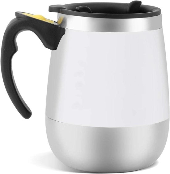 Moka elettrica automatica per caffè e tè, acciaio inossidabile, cioccolata calda - Bianco