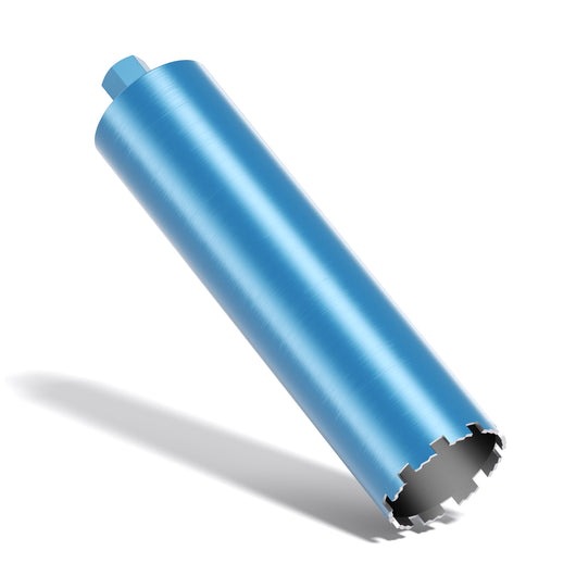 Punta diamantata per carotatrice Ø 127 mm, lunghezza 450 mm, UNC 1¼, ingranaggio a denti elicoidali, per carotaggio a umido, corona diamantata per calcestruzzo, pietra, granito