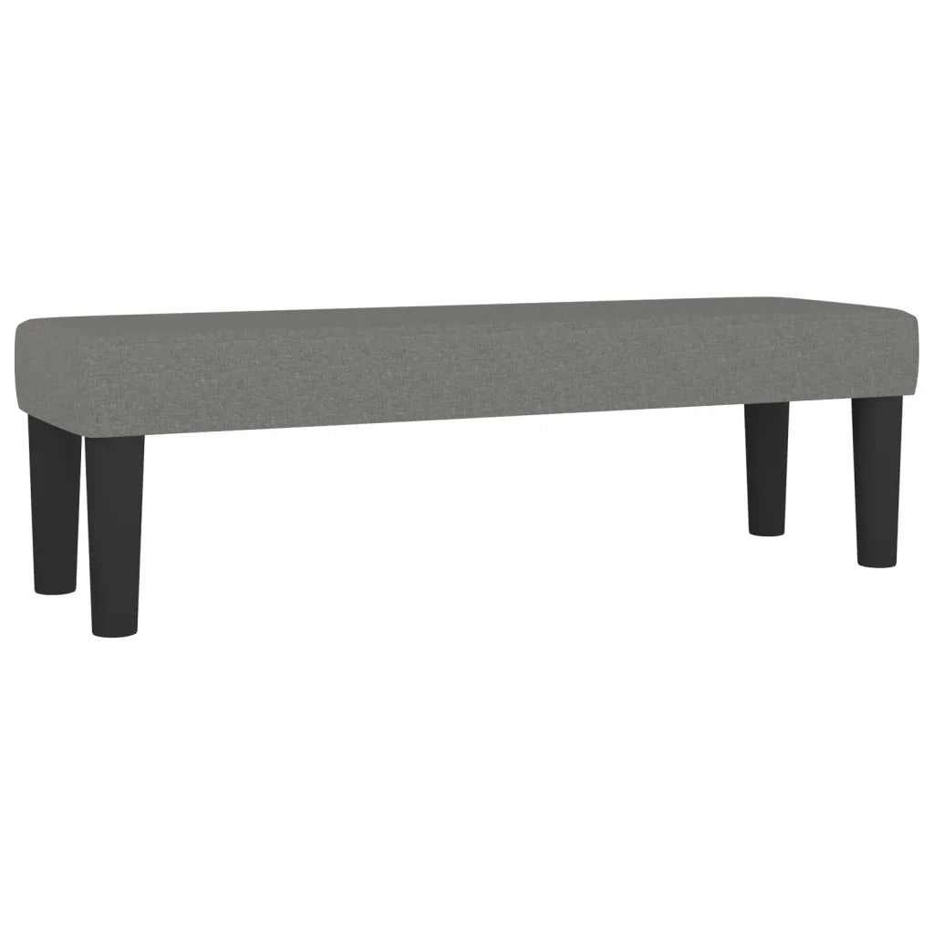 Giroletto a Molle con Materasso Grigio Scuro 160x200 cm Tessuto 3136446