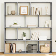 Libreria Grigio Sonoma 132x29x141,5 cm in Legno Multistrato 3310312