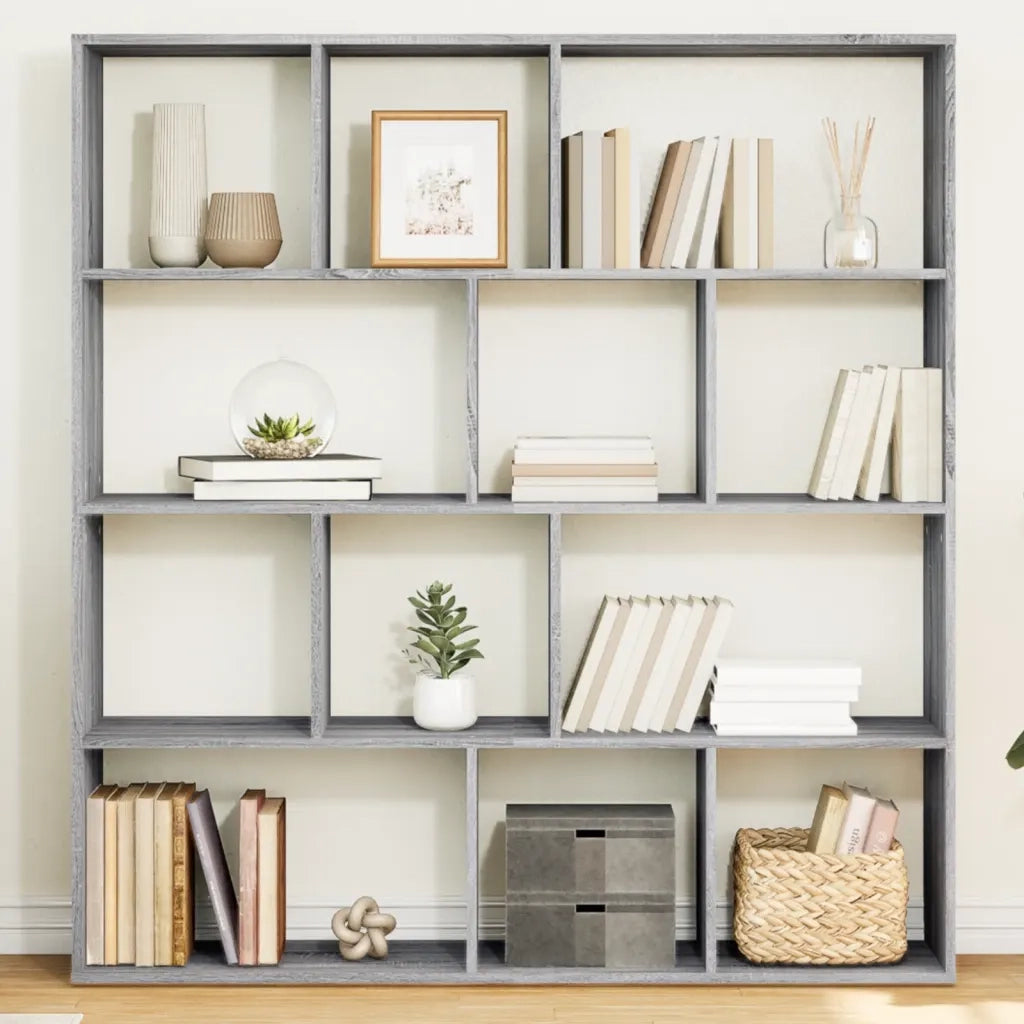 Libreria Grigio Sonoma 132x29x141,5 cm in Legno Multistrato 3310312