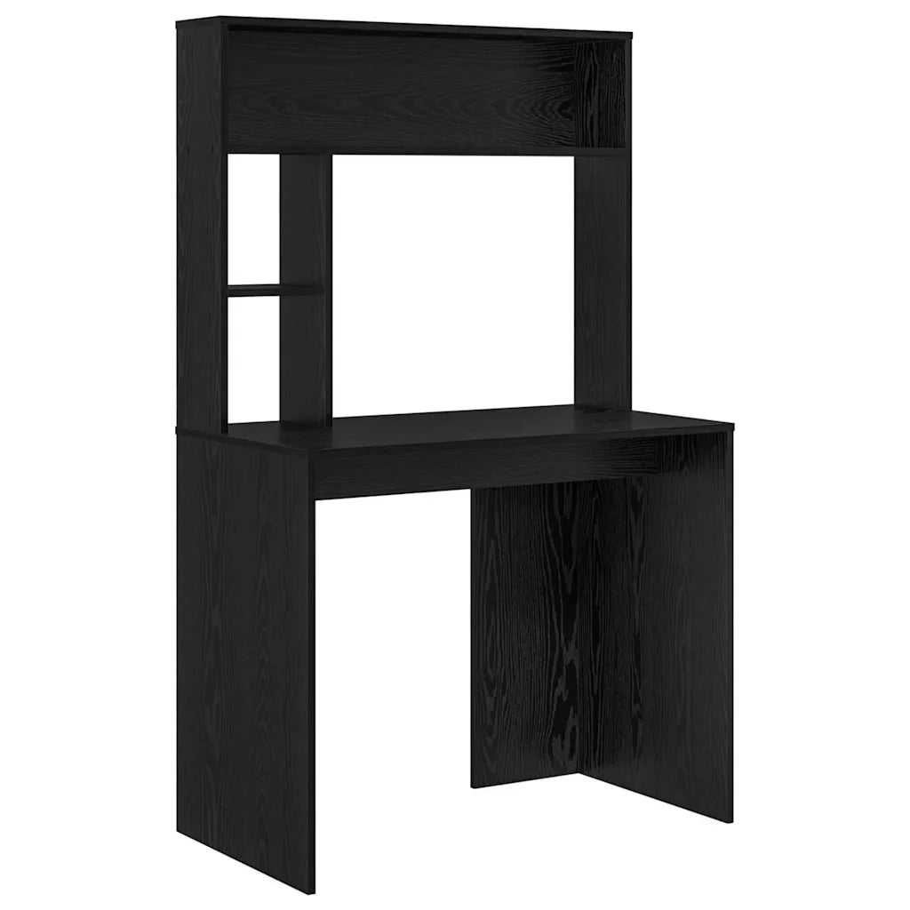 Scrivania Rovere Nero 91 x 50 x 149 cm Legno multistrato 869259