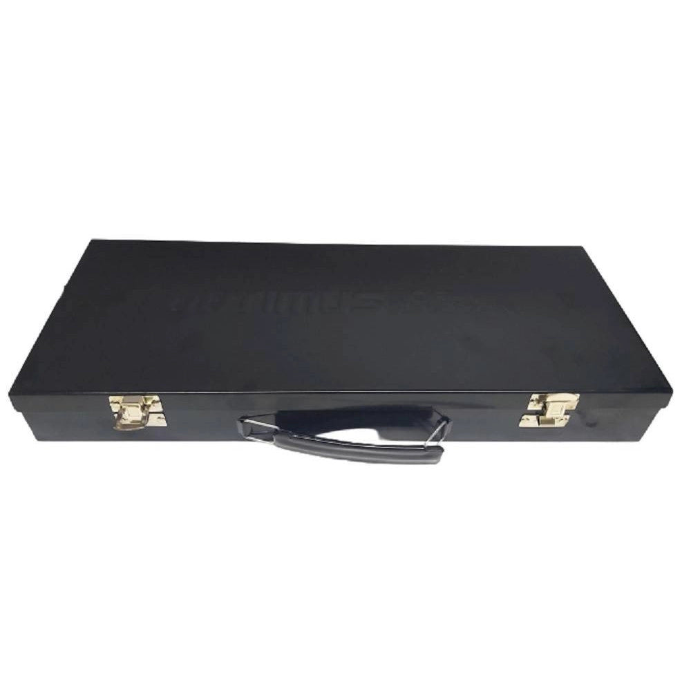 Trade Shop - Set Chiavi A Bussola 24 Pezzi Con Cricchetto Reversibile 1/2'' Prolunghe Valigia -