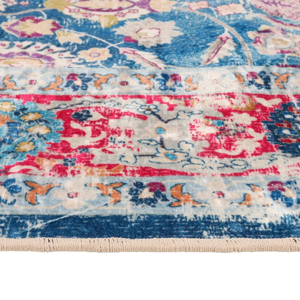 Tappeto Lavabile Multicolore 80x300 cm Antiscivolo