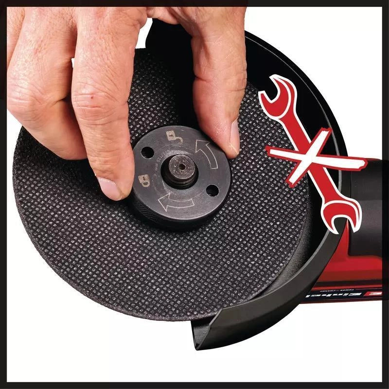 Einhell TP-AG 18/125 CE Q Li - Solo smerigliatrice angolare 12,5 cm 10500 Giri/min 900 W 1,7 kg