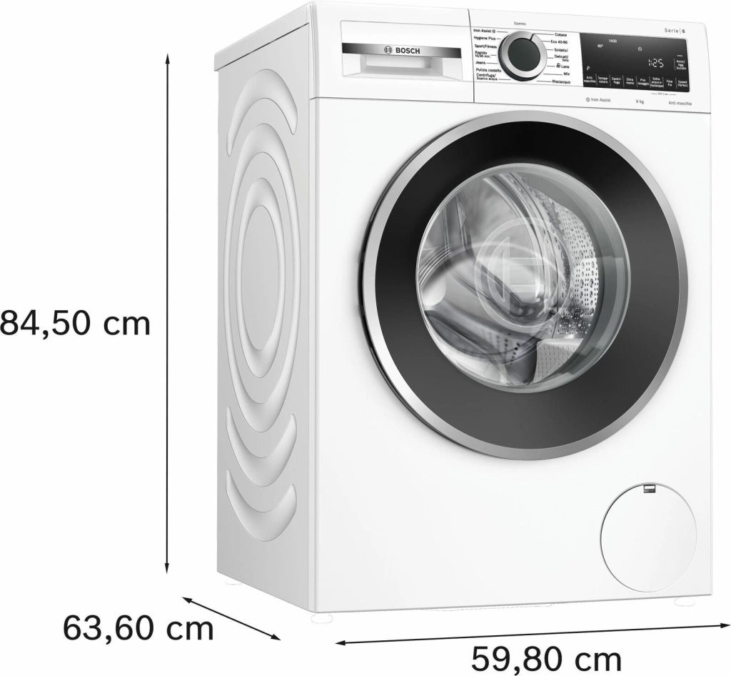 Bosch Serie 6 WGG244Z1II Lavatrice a carica frontale 9 kg 1400 rpm Classe A