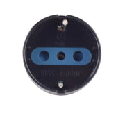 Adattatore Spina Elettrica 2P+T 10A con 1 Presa Schuko 16A / Italiano 10A 2P+T 250V Max 1500W Nero