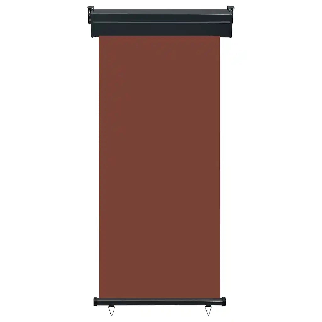 Tendalino Laterale per Balcone-Tenda da Sole Laterale per Patio 85x250 cm Marrone