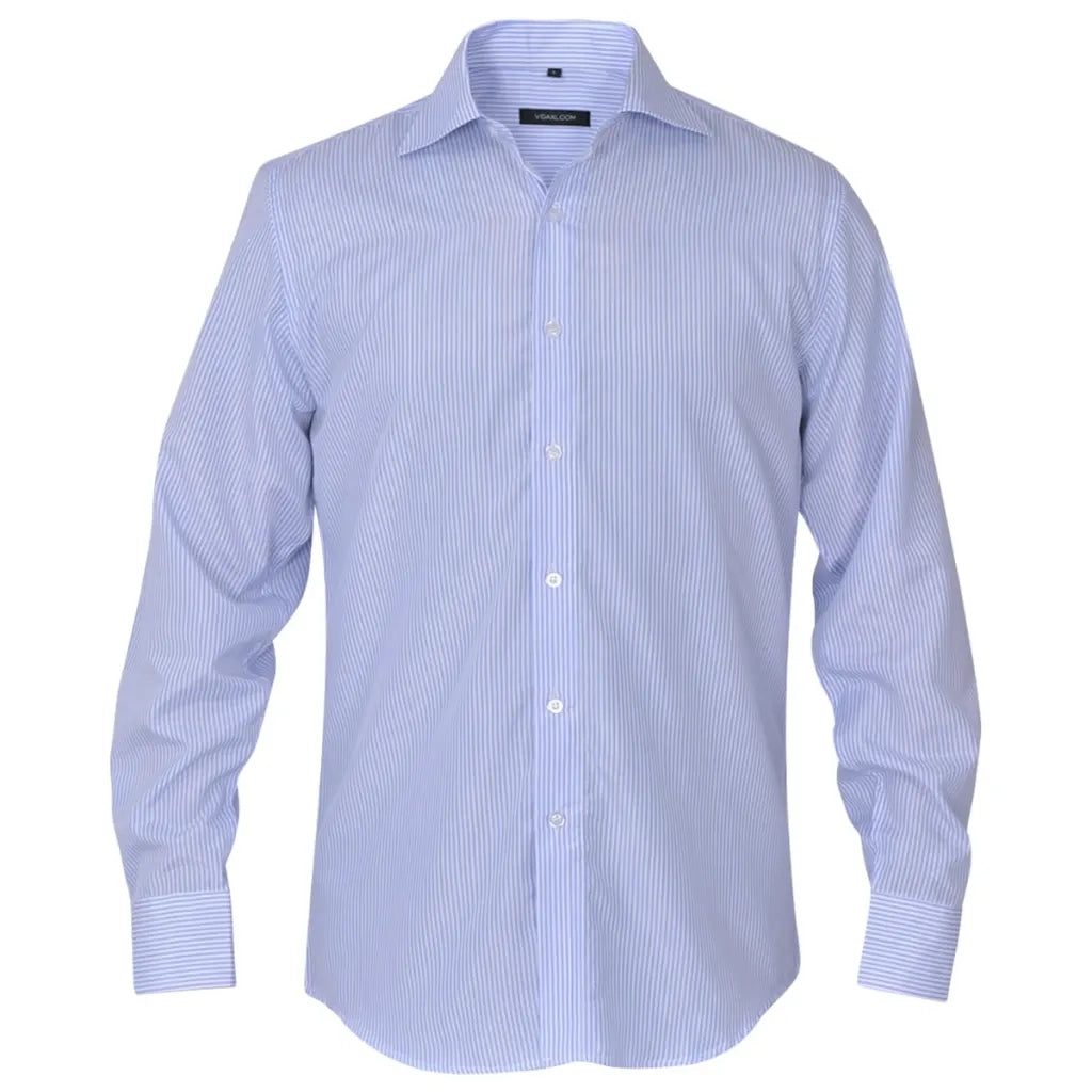 Camicia Uomo Business Bianca e Azzurra a Righe Taglia S 131594