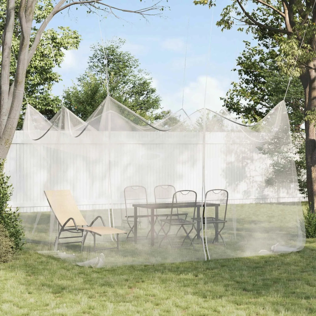 Zanzariera da giardino 156 Mesh Bianco 4 x 4 x 2,5 m Poliestere 42033541