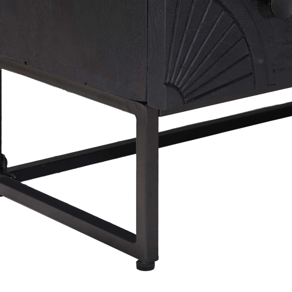 Mobile con Cassetti con cassetto Nero 75 x 30 x 65 cm CFW2520293