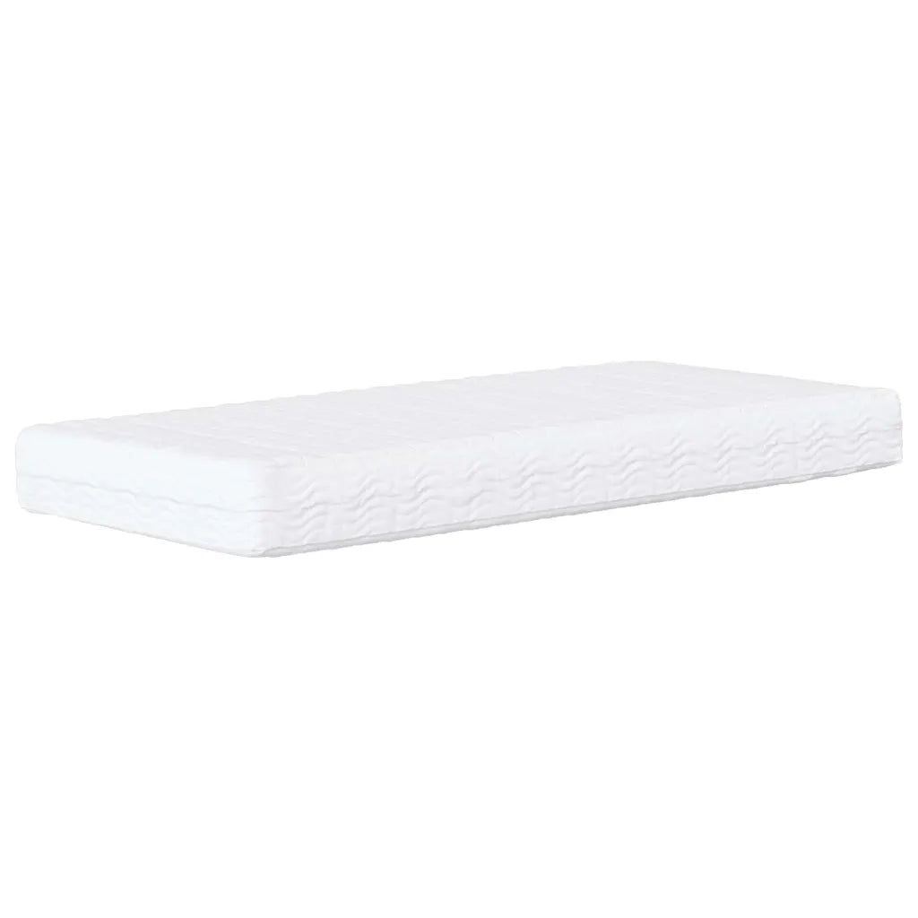 Struttura Letto Angolare con Materasso Altro 2 pcs Blu Velluto