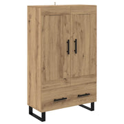 Credenza | Madia | Buffet da pranzo | Armadio da pranzo con cassetto Rovere artigianale 69,5 x 31 x 115 cm