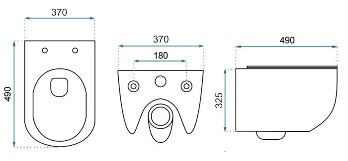 Vaso Wc Sospeso Rea Carter Tornado