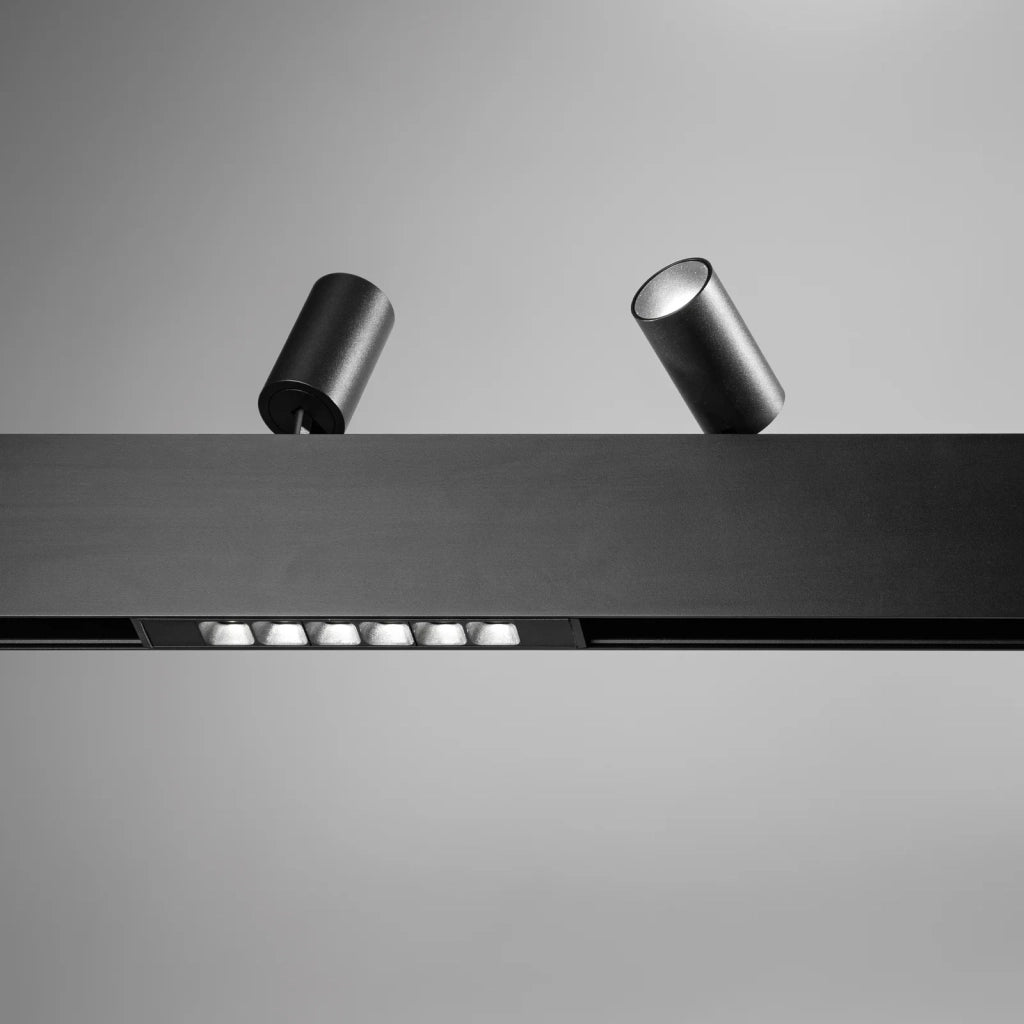 Sistema Lineare Ego 1 Luce Nero